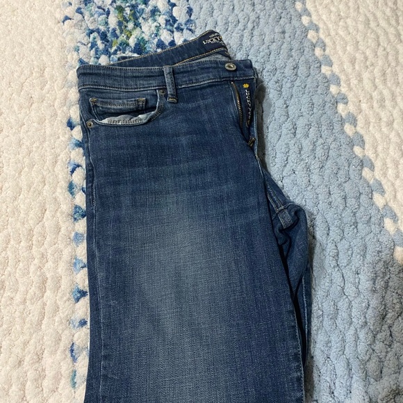 Lucky Brand Blue Straight Jeans Versatile Everyday Wear- Women’s 14/32 - Picture 13 of 13
